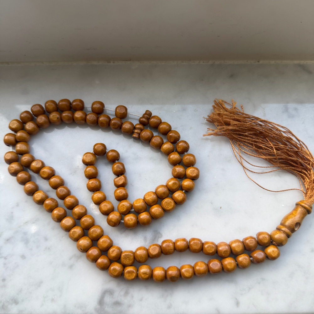 Hand Made 99 Wooden Prayer Beads Tasbih Misbaha